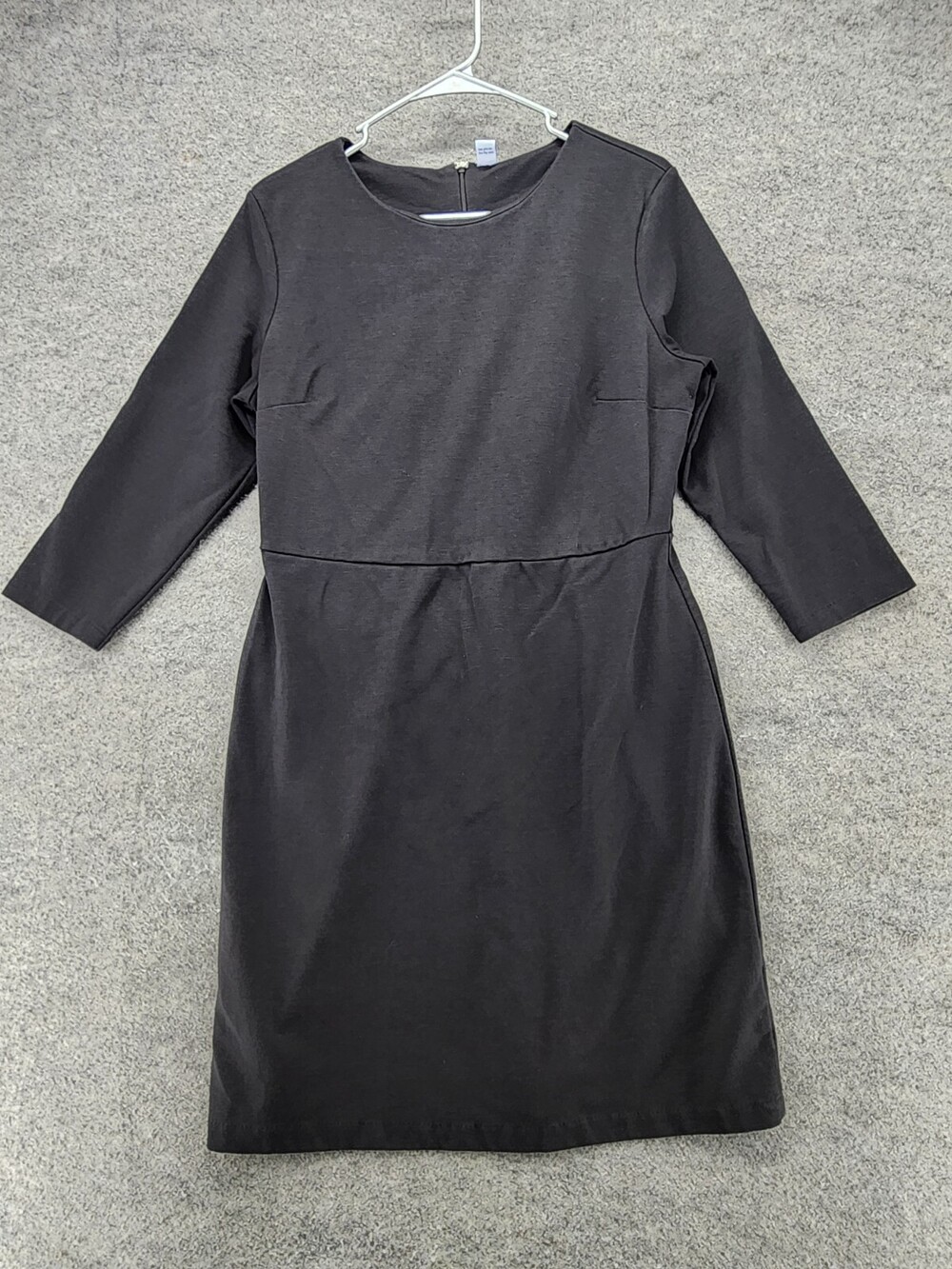Old Navy Dress Womens Large Black Long Sleeve Sheath